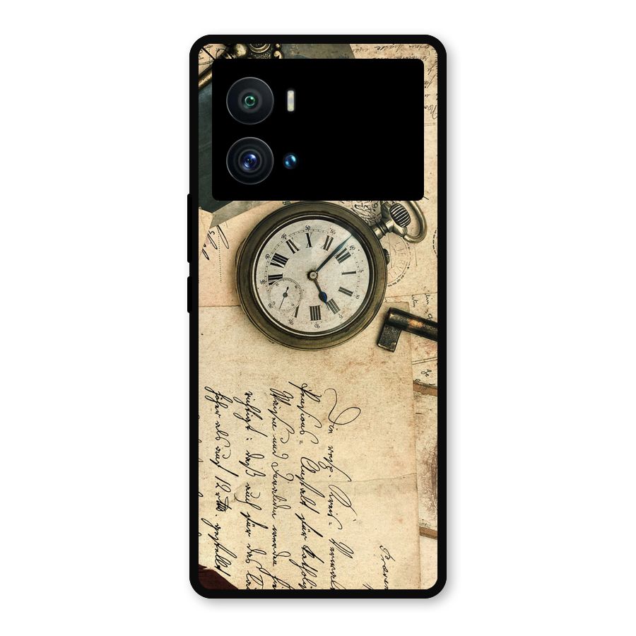 Vintage Post Cards Metal Back Case for iQOO 9 Pro