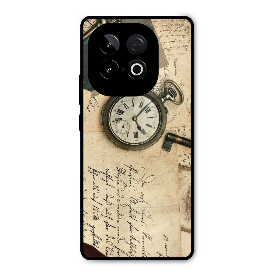 Vintage Post Cards Metal Back Case for iQOO Neo 10