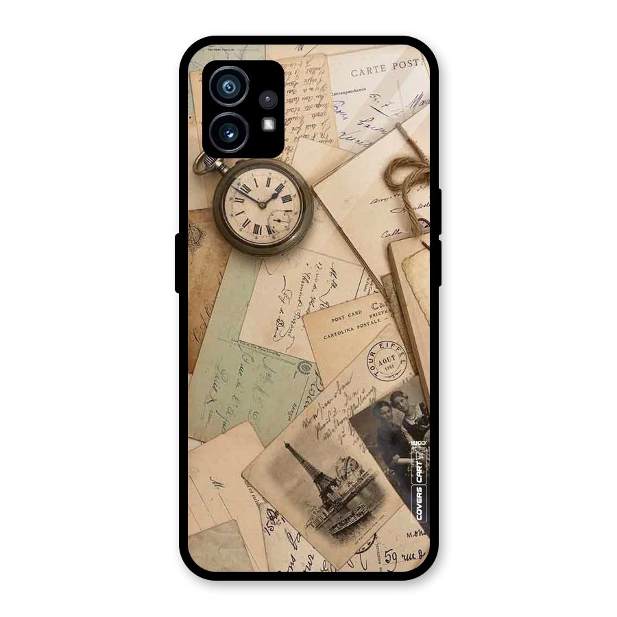 Vintage Postcards Glass Back Case for Nothing Phone 1