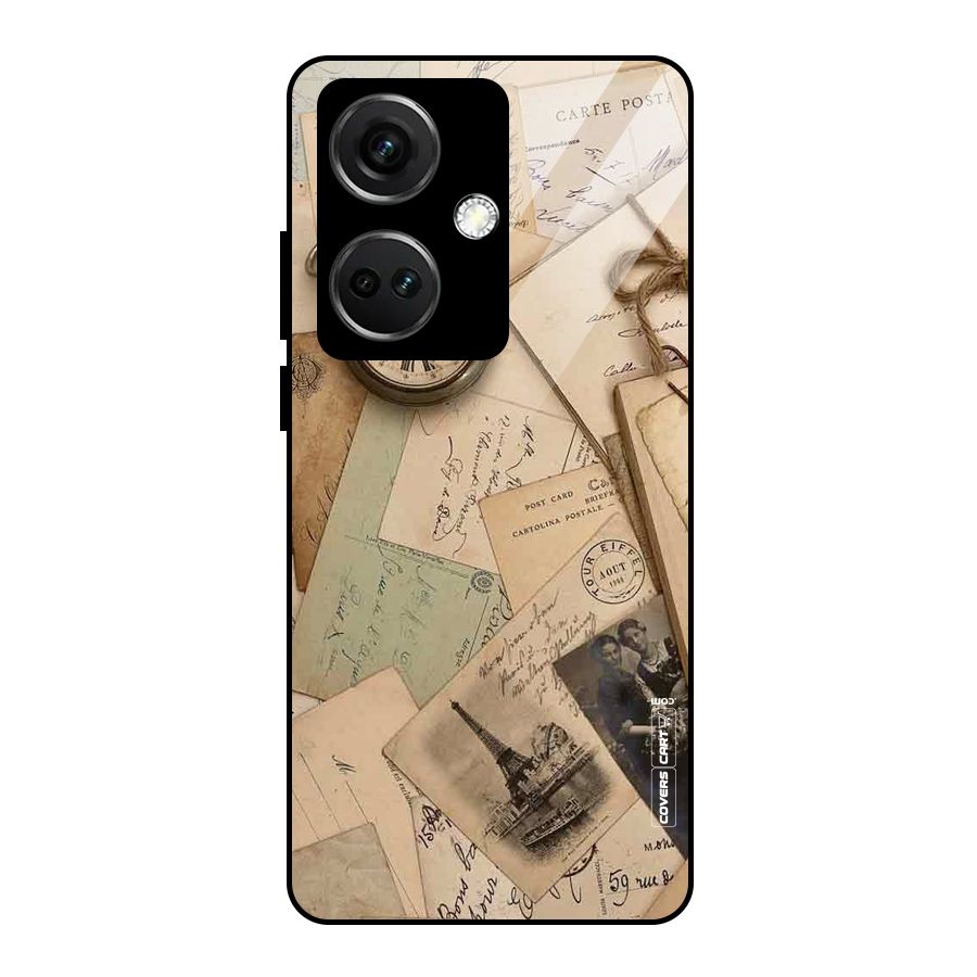 Vintage Postcards Glass Back Case for OnePlus Nord CE 3 5G