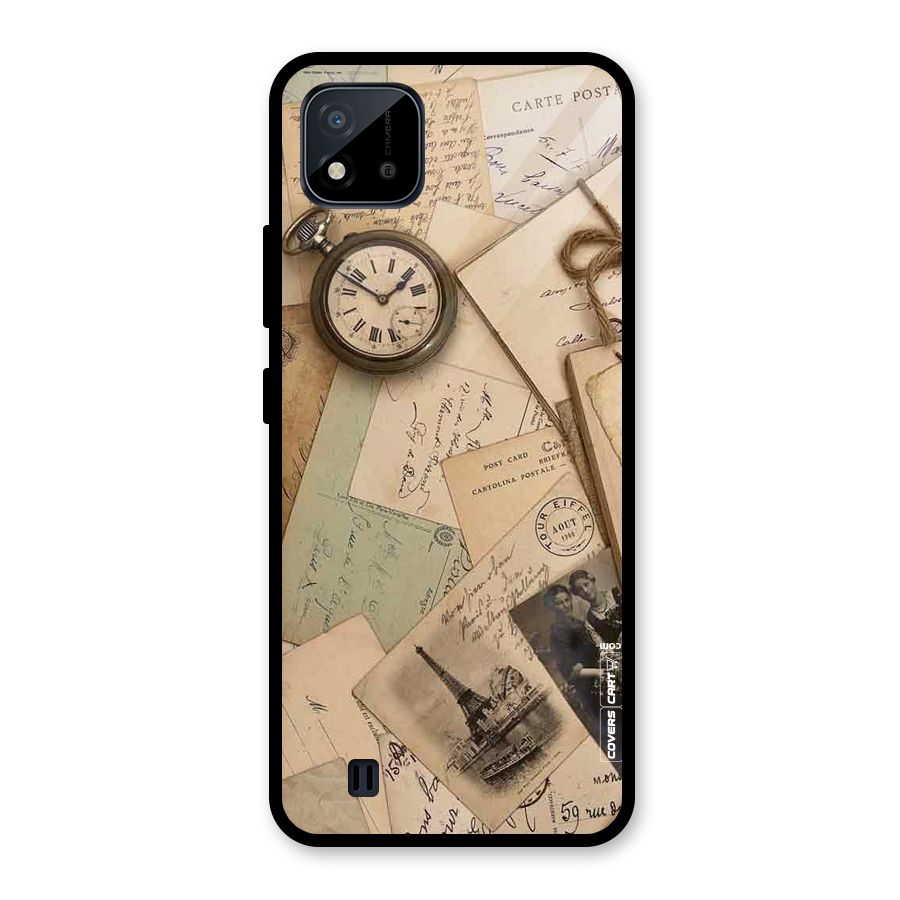 Vintage Postcards Glass Back Case for Realme C11 2021