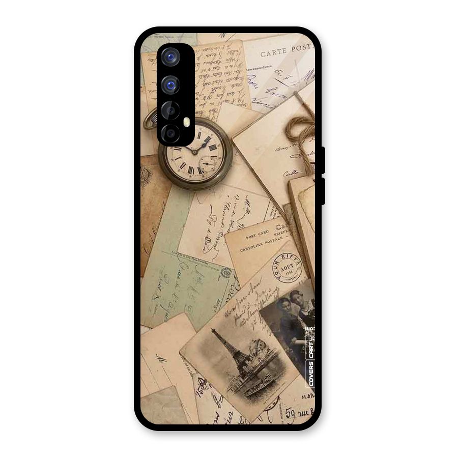Vintage Postcards Glass Back Case for Realme Narzo 20 Pro
