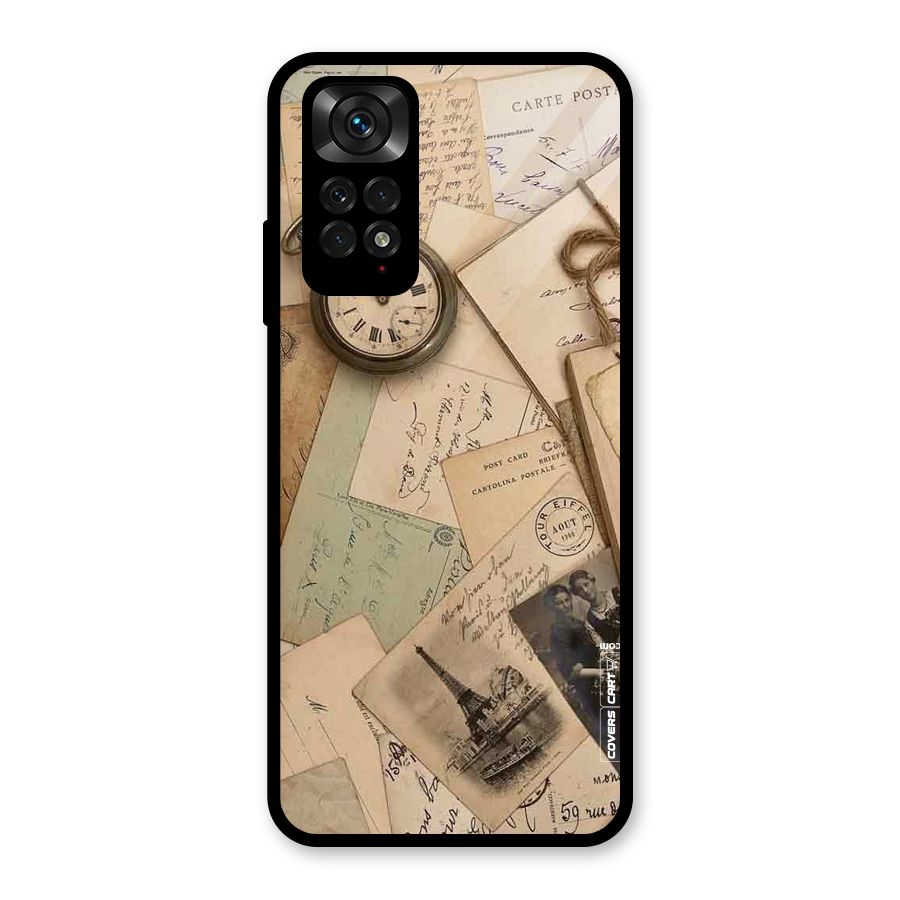Vintage Postcards Glass Back Case for Redmi Note 11S