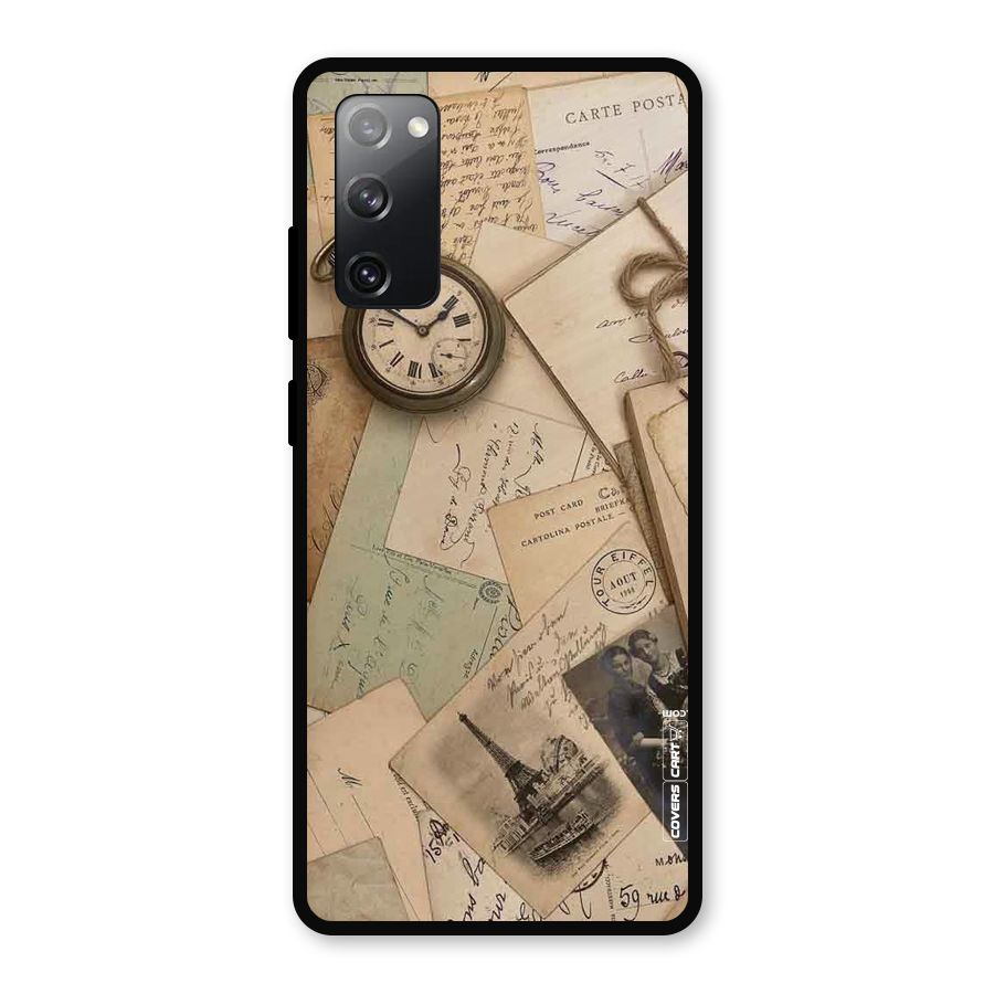 Vintage Postcards Metal Back Case for Galaxy S20 FE 5G
