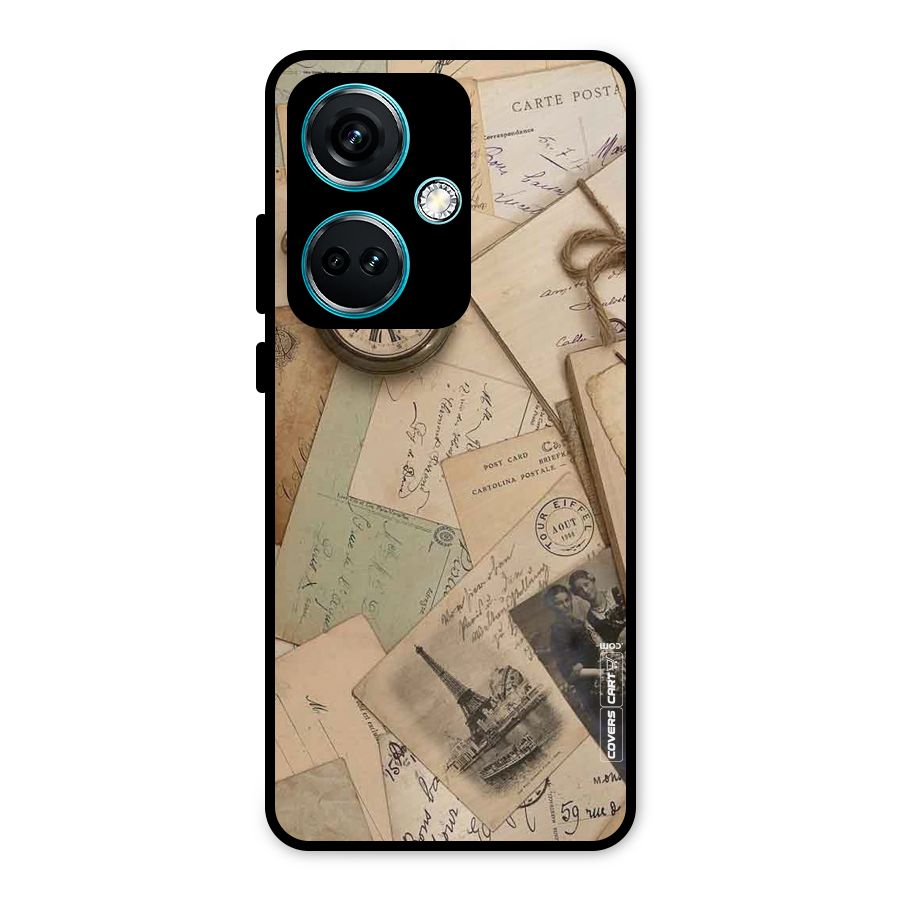 Vintage Postcards Metal Back Case for OnePlus Nord CE 3 5G