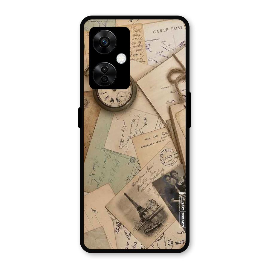 Vintage Postcards Metal Back Case for OnePlus Nord CE 3 Lite