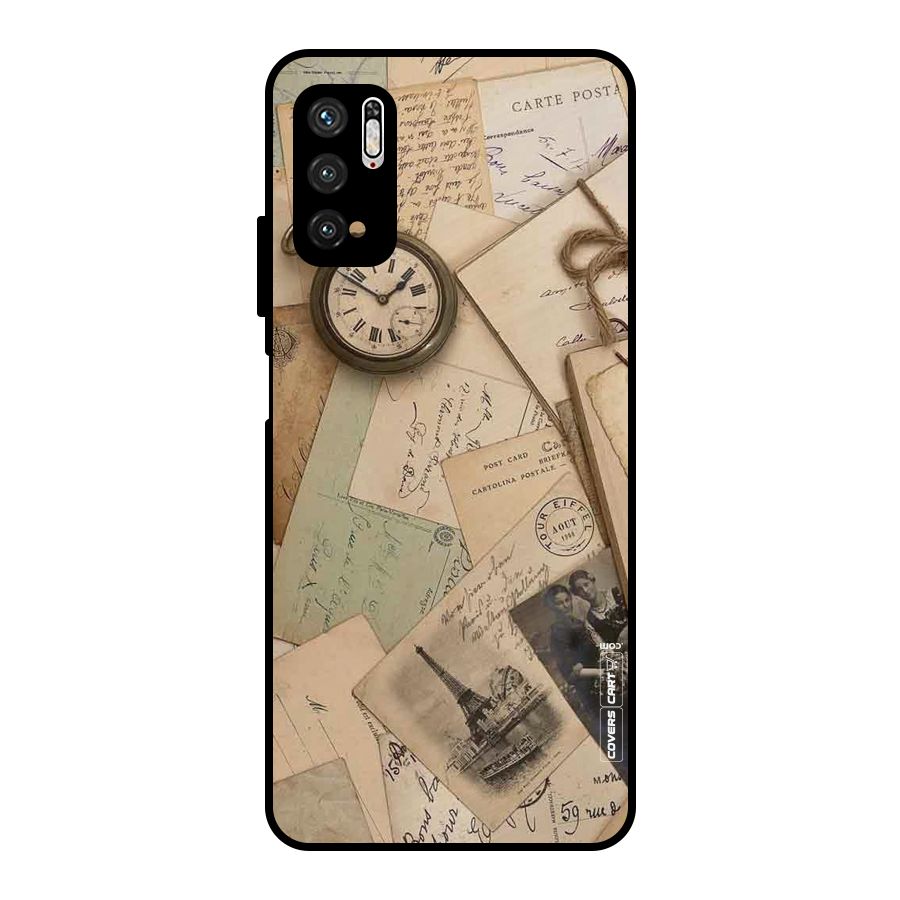 Vintage Postcards Metal Back Case for Poco M3 Pro 5G