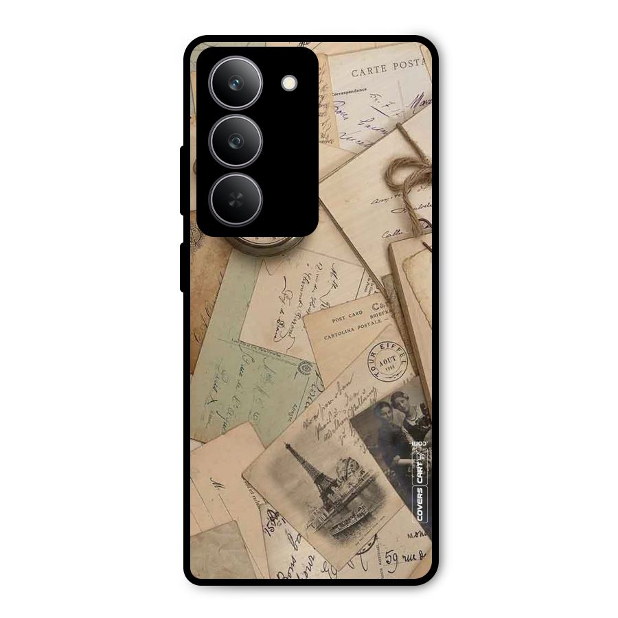Vintage Postcards Metal Back Case for Realme 14x