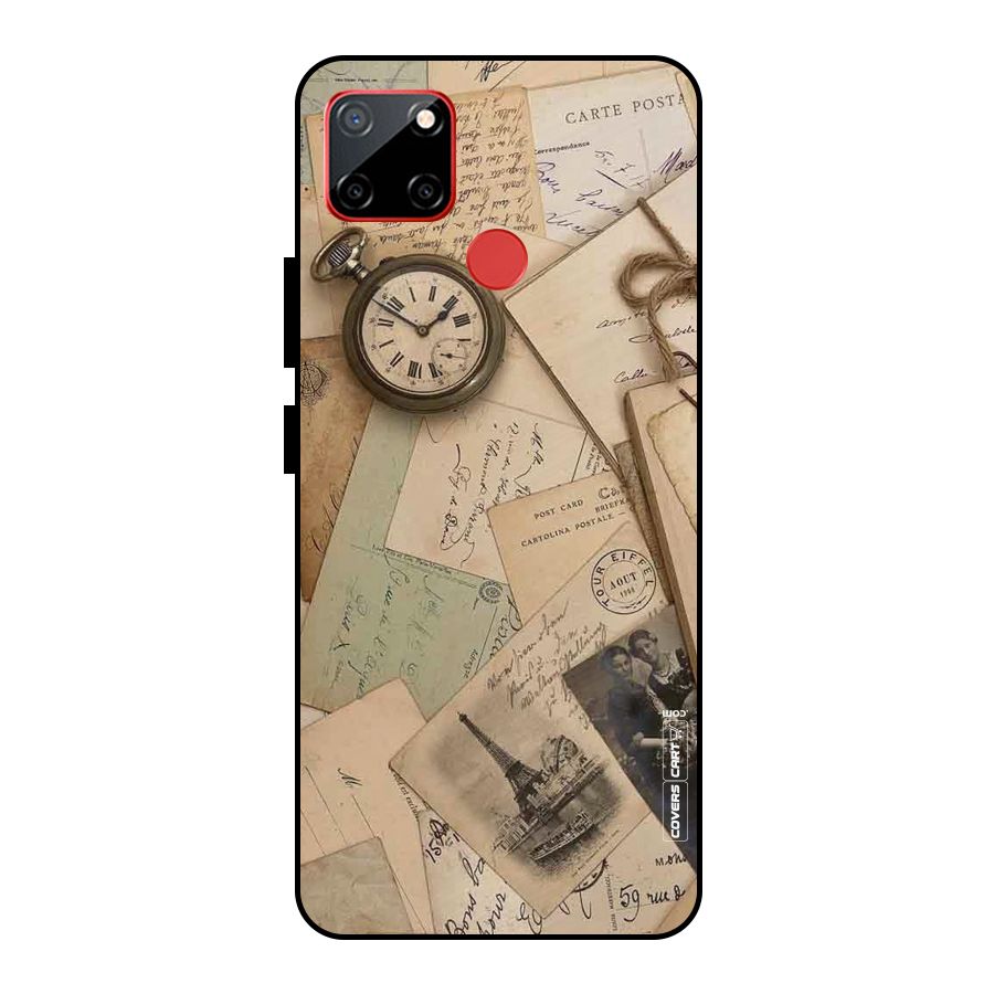 Vintage Postcards Metal Back Case for Realme C12