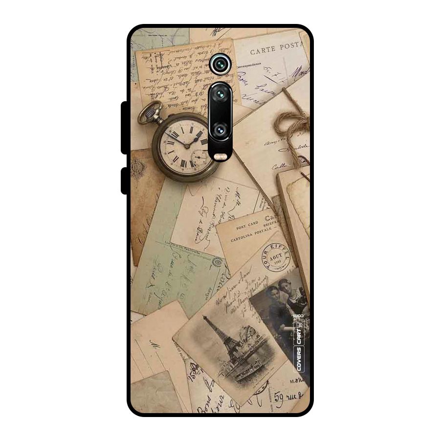 Vintage Postcards Metal Back Case for Redmi K20