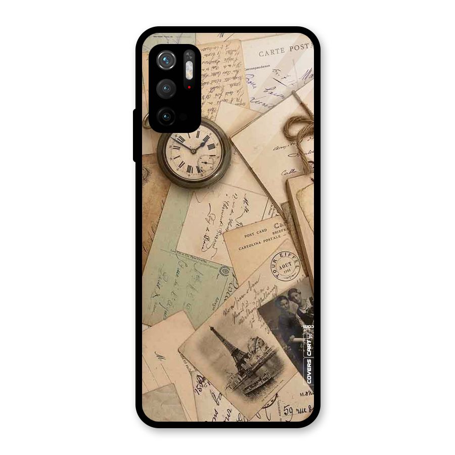 Vintage Postcards Metal Back Case for Redmi Note 10T 5G