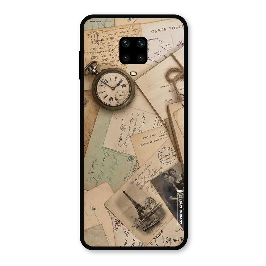 Vintage Postcards Metal Back Case for Redmi Note 10 Lite