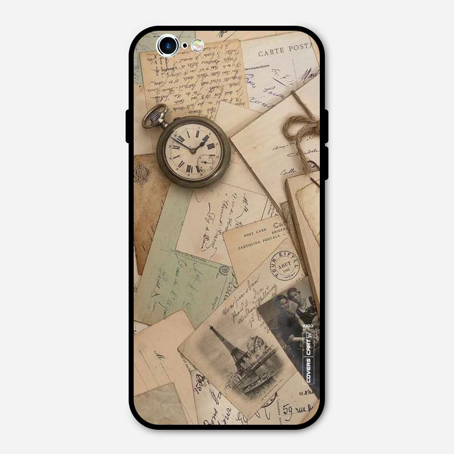 Vintage Postcards Metal Back Case for iPhone 6 6s