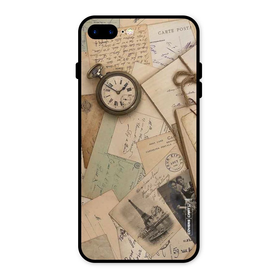 Vintage Postcards Metal Back Case for iPhone 7 Plus