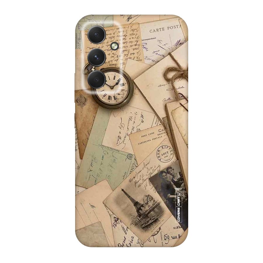 Vintage Postcards Original Polycarbonate Back Case for Galaxy A54