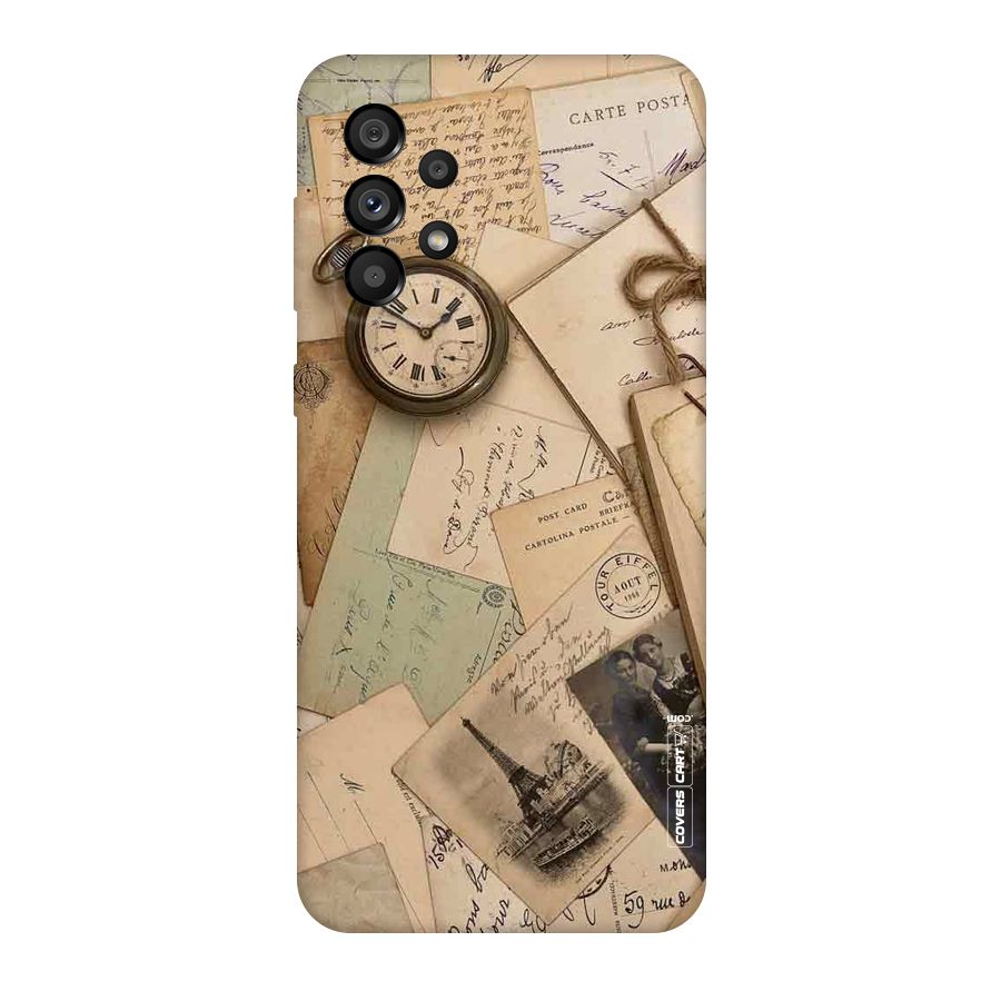 Vintage Postcards Original Polycarbonate Back Case for Galaxy A73 5G
