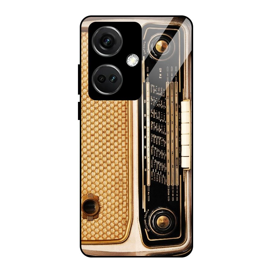 Vintage Radio Glass Back Case for OnePlus Nord CE 3 5G