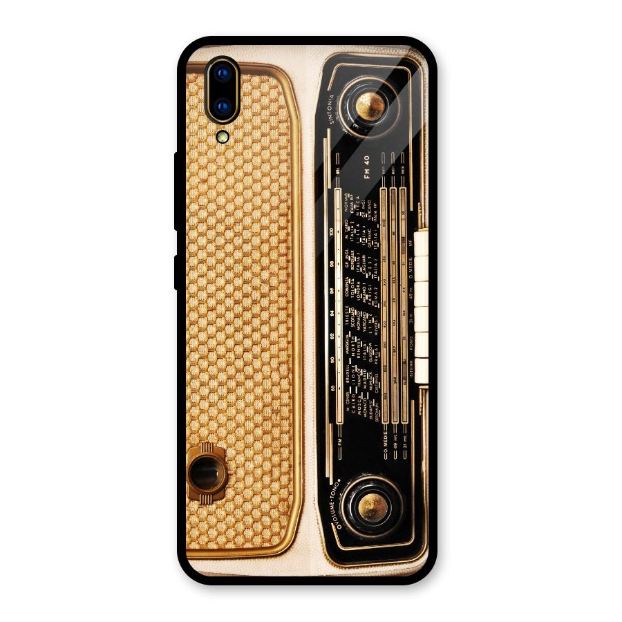 Vintage Radio Glass Back Case for Vivo V11 Pro