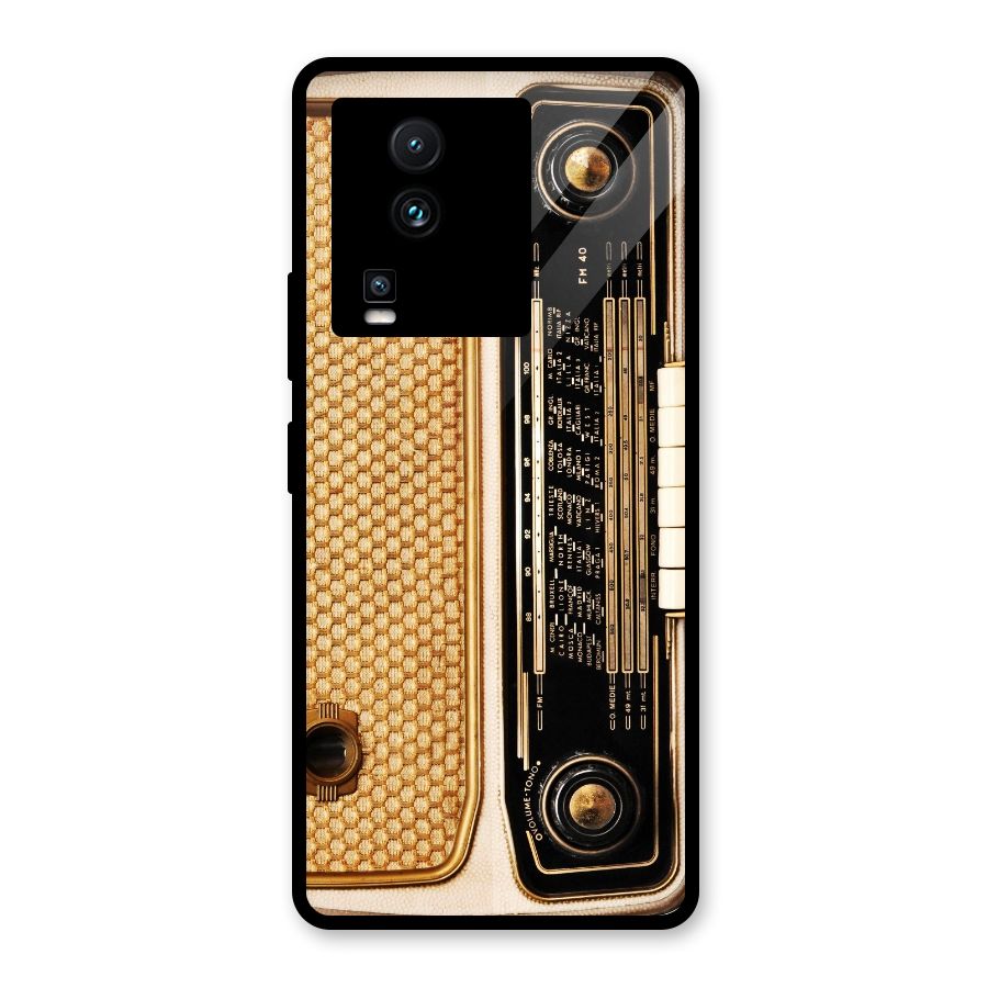 Vintage Radio Glass Back Case for Vivo iQOO Neo 7