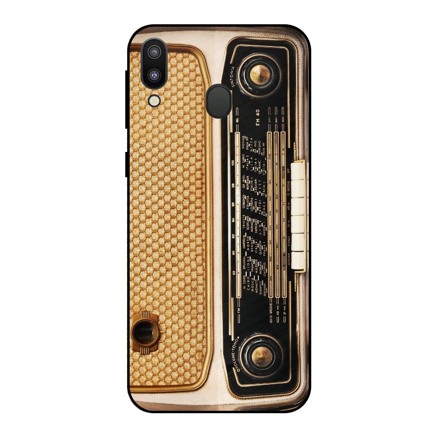 Vintage Radio Metal Back Case for Galaxy M20