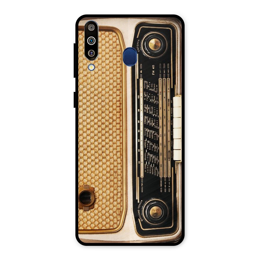 Vintage Radio Metal Back Case for Galaxy M30