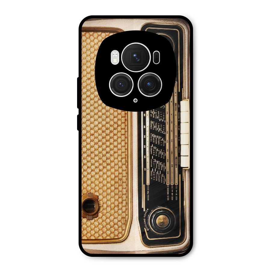 Vintage Radio Metal Back Case for Honor Magic6 Pro