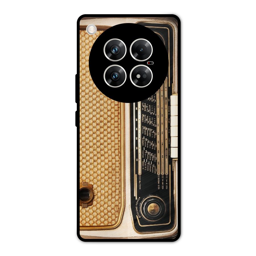 Vintage Radio Metal Back Case for Infinix Zero 40 5G