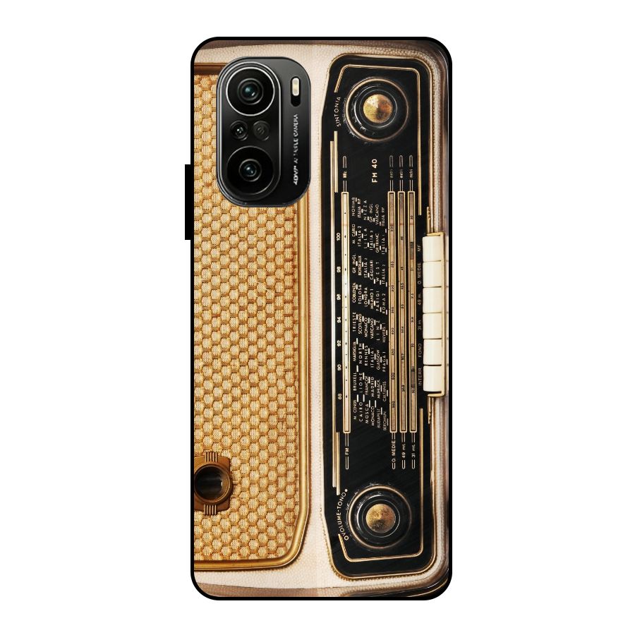 Vintage Radio Metal Back Case for Mi 11x