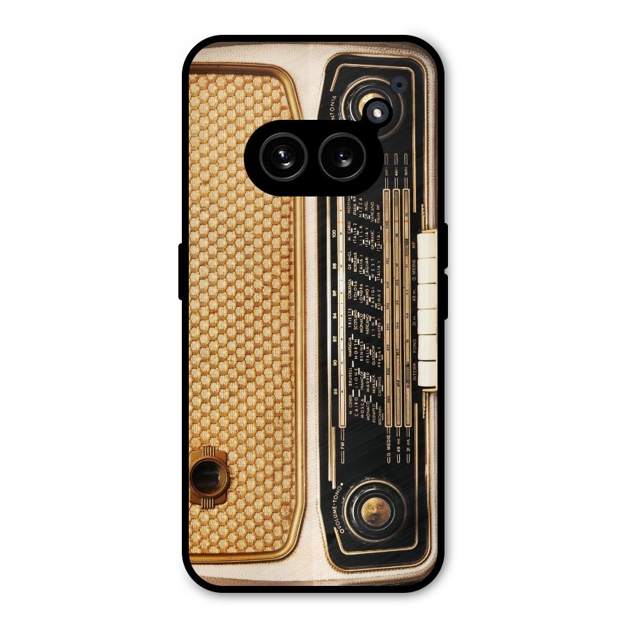 Vintage Radio Metal Back Case for Nothing Phone 2a Plus