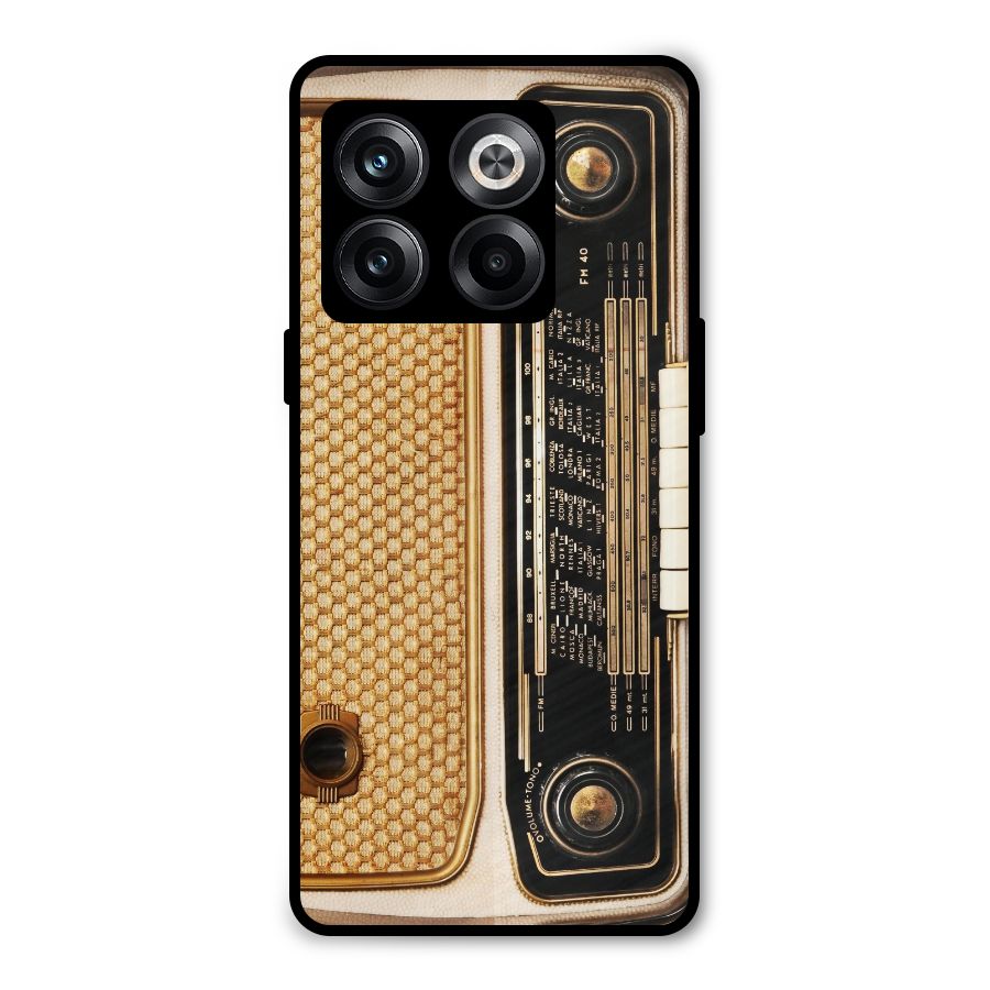 Vintage Radio Metal Back Case for OnePlus 10T