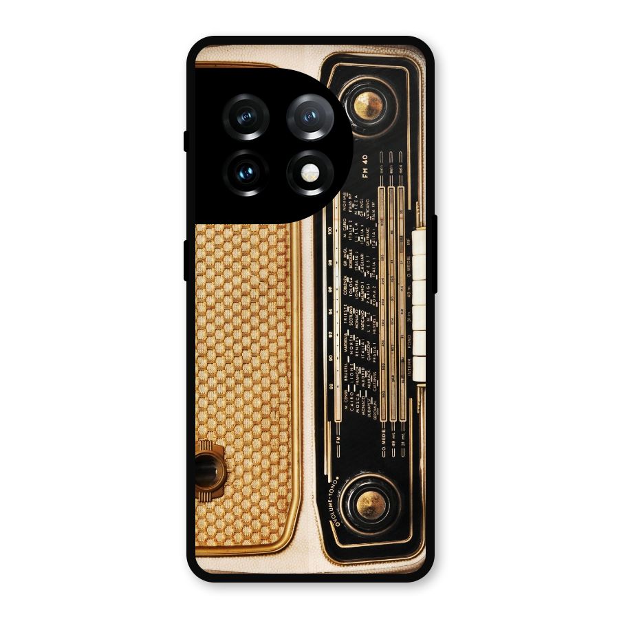 Vintage Radio Metal Back Case for OnePlus 11