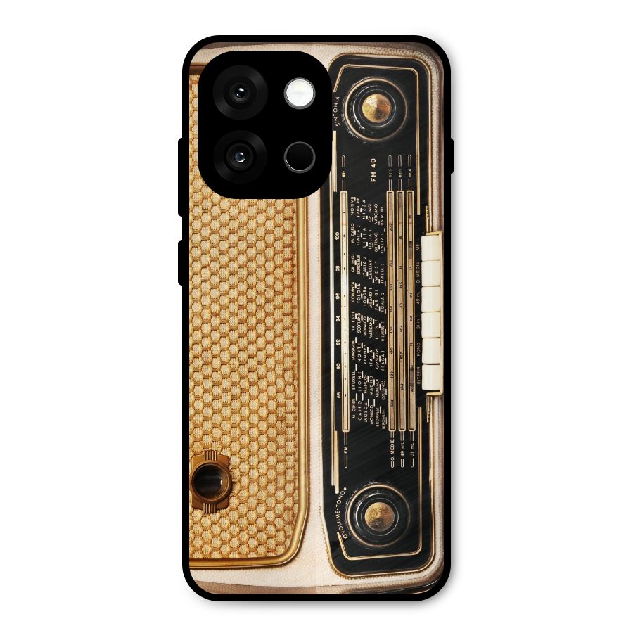 Vintage Radio Metal Back Case for OnePlus 13s