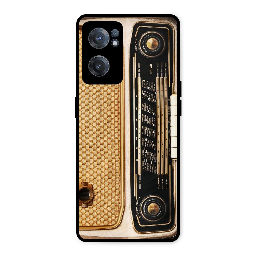 Vintage Radio Metal Back Case for OnePlus Nord CE 2 5G