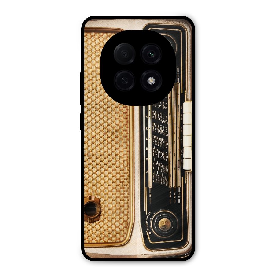 Vintage Radio Metal Back Case for Oppo F29 Pro