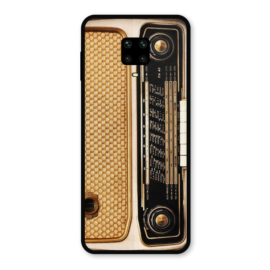 Vintage Radio Metal Back Case for Poco M2 Pro
