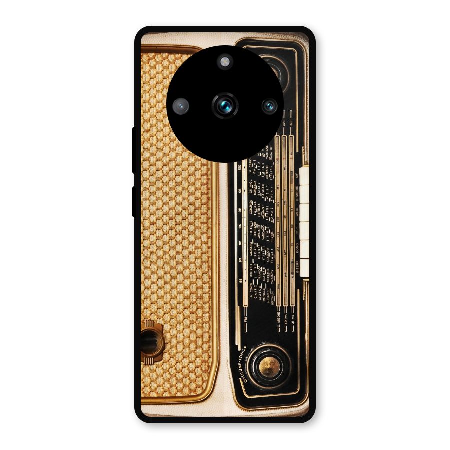 Vintage Radio Metal Back Case for Realme 11 Pro