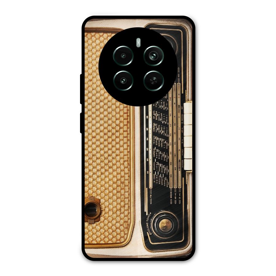 Vintage Radio Metal Back Case for Realme 12 Pro Plus