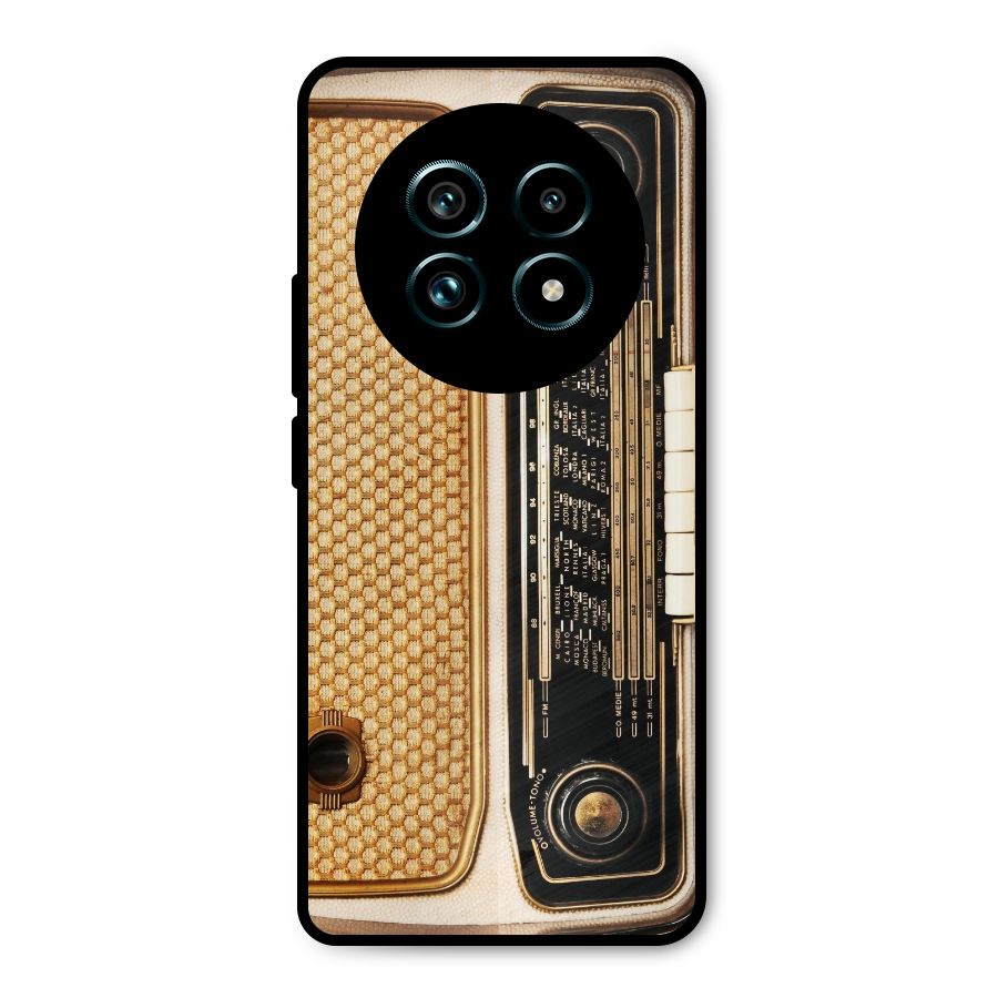 Vintage Radio Metal Back Case for Realme 13 Pro Plus