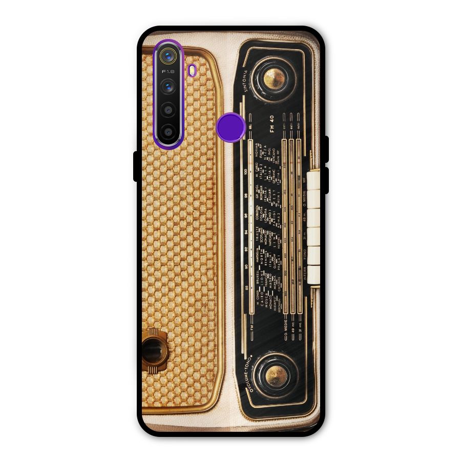 Vintage Radio Metal Back Case for Realme 5