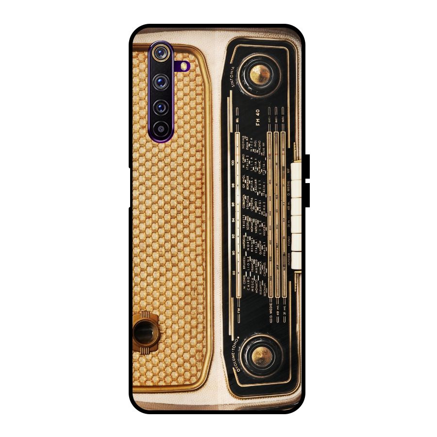 Vintage Radio Metal Back Case for Realme 6 Pro
