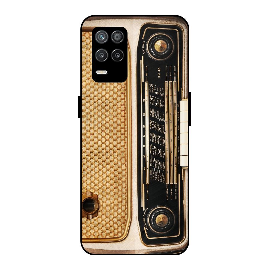 Vintage Radio Metal Back Case for Realme 8 5G