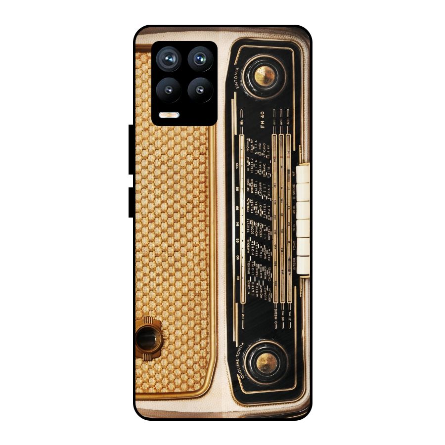Vintage Radio Metal Back Case for Realme 8 Pro