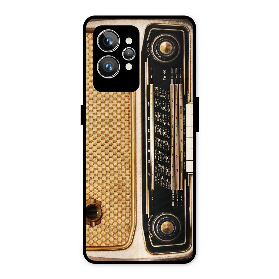 Vintage Radio Metal Back Case for Realme GT2 Pro