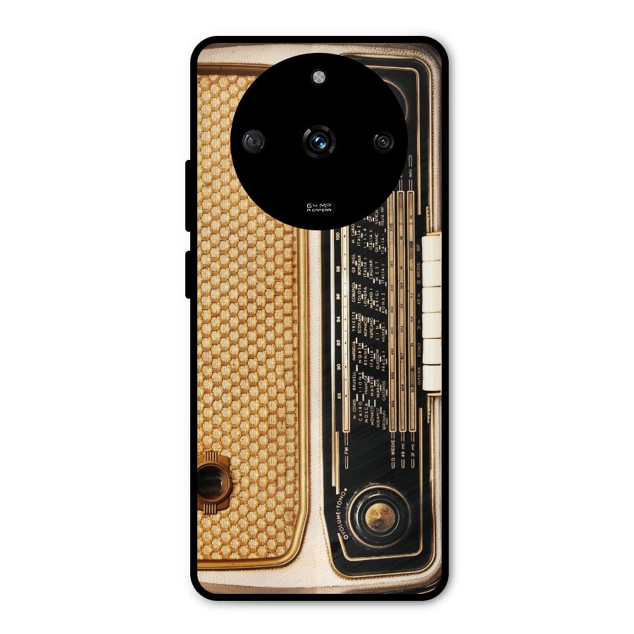 Vintage Radio Metal Back Case for Realme Narzo 60 5G
