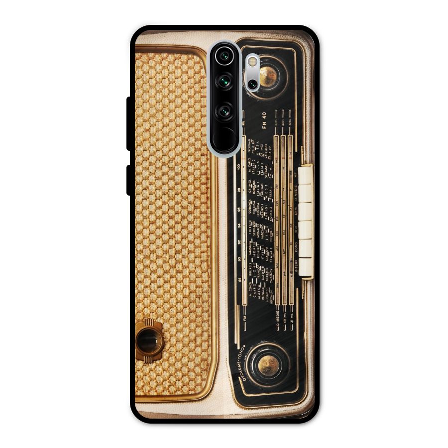 Vintage Radio Metal Back Case for Redmi Note 8 Pro