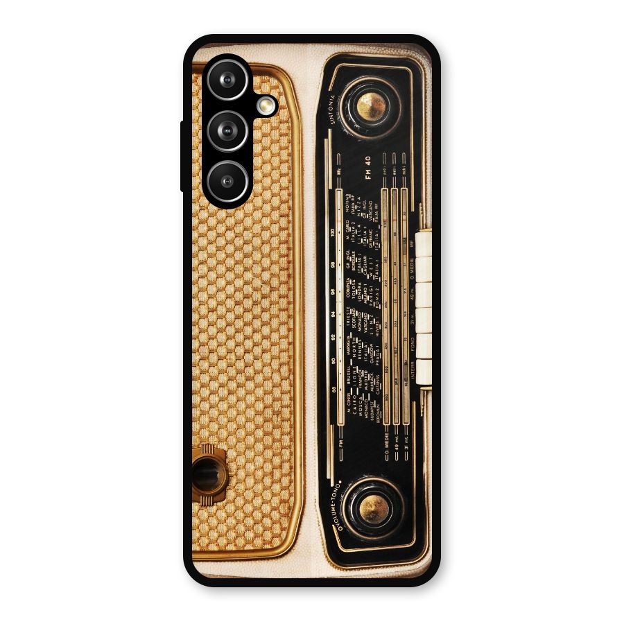Vintage Radio Metal Back Case for Samsung Galaxy M54