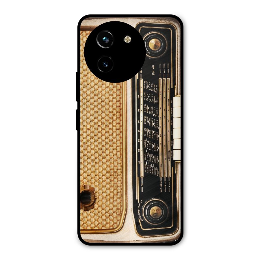 Vintage Radio Metal Back Case for Vivo T3x