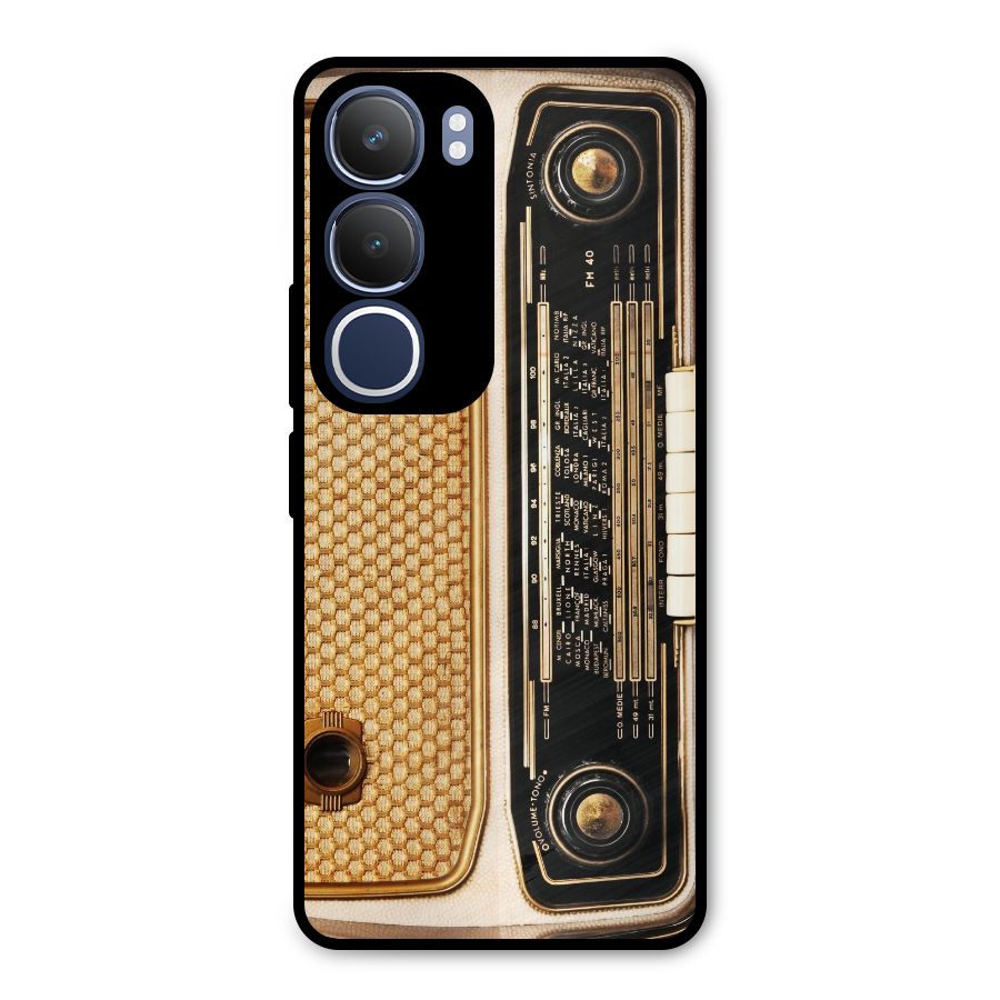 Vintage Radio Metal Back Case for Vivo Y29