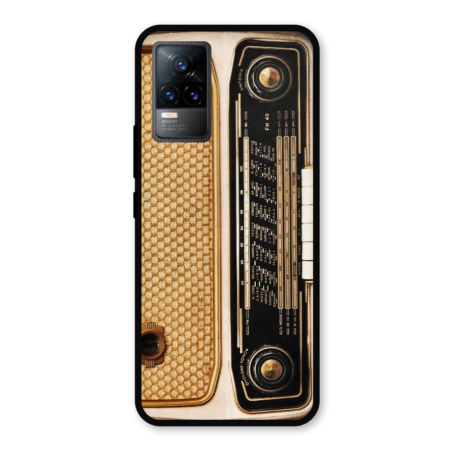 Vintage Radio Metal Back Case for Vivo Y73