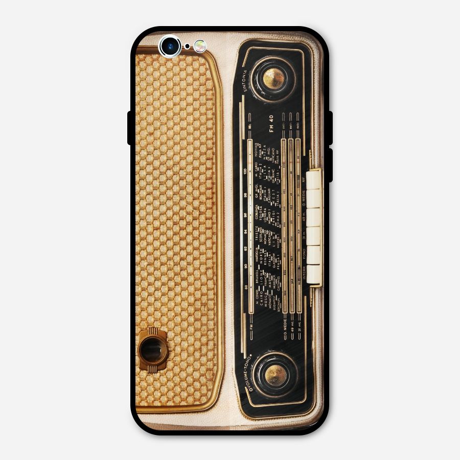 Vintage Radio Metal Back Case for iPhone 6 6s